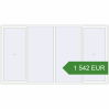 Ustalenie cen Okna skrzydłowe 4000x2200 mm KORSA ENERGY-SAVING REHAU SYNEGO MD. Cena: 1 542.12 EUR