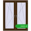 Ustalenie cen Okna skrzydłowe 1155x1415 mm REHAU ENERGY-SAVING SYNEGO MD DARK_OAK dwustronny. Cena: 2399,68 zł