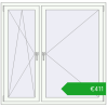 Ustalenie cen Okna skrzydłowe 1470x1430 mm REHAU OPTIMUM EURO-DESIGN 70 DARK_OAK zewnętrzny. Cena: 411,16 €