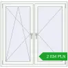 Pricing Tilt-and-Turn 1340x1300 mm REHAU OPTIMUM EURO-DESIGN 70 RAL 9016 Traffic white two-sided. Price: 2 034.43 PLN