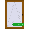 Pricing Tilt-and-Turn 1000x1500 mm REHAU OPTIMUM EURO-DESIGN 70 GOLDEN OAK two-sided. Price: 1583,94 zł