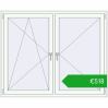 Pricing Tilt-and-Turn 1600x1300 mm REHAU ENERGY-SAVING SYNEGO MD DARK_OAK external. Price: 518,17 €