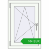 Pricing Tilt-and-Turn 550x800 mm REHAU OPTIMUM EURO-DESIGN 70 RAL 9016 Traffic white two-sided. Price: 163.77 EUR