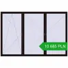 Pricing Tilt-and-Turn 3600x2400 mm REHAU ENERGY-SAVING SYNEGO MD BLACK_BROWN two-sided. Price: 10 685.44 PLN