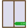 Pricing Tilt-and-Turn 1300x1500 mm EPSILON OPTIMA WALNUT two-sided. Price: 259,24 €