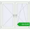 Pricing Tilt-and-Turn 1254x1170 mm REHAU OPTIMUM EURO-DESIGN 70 RAL 9016 Traffic white two-sided. Price: 433.91 EUR