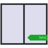 Ustalenie cen Okna skrzydłowe 1560x1370 mm KORSA ENERGY-SAVING REHAU SYNEGO MD. Cena: 769,17 €