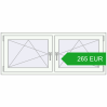 Pricing Okna skrzydłowe 1500x600 mm KORSA OPTIMUM REHAU EURO 70. Price: 192 EUR