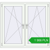 Pricing Tilt-and-Turn 1300x1200 mm REHAU OPTIMUM EURO-DESIGN 70 RAL 9016 Traffic white two-sided. Price: 1 906.34 PLN