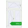 Ustalenie cen Okna skrzydłowe 1000x1800 mm REHAU OPTIMUM EURO-DESIGN 70 RAL 9016 Traffic white dwustronny. Cena: 1896,28 zł
