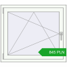 Pricing Tilt-and-Turn 945x825 mm REHAU OPTIMUM EURO-DESIGN 70 RAL 9016 Traffic white two-sided. Price: 844.68 PLN