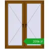 Ustalenie cen Okna skrzydłowe 1300x1600 mm REHAU OPTIMUM EURO-DESIGN 70 GOLDEN OAK dwustronny. Cena: 2056,18 zł