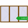 Ustalenie cen Okna skrzydłowe 3800x2300 mm REHAU ENERGY-SAVING SYNEGO MD GOLDEN OAK dwustronny. Cena: 2404,88 €