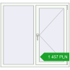 Pricing Tilt-and-Turn 1250x1170 mm REHAU OPTIMUM EURO-DESIGN 70 RAL 9016 Traffic white two-sided. Price: 1 456.64 PLN