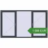 Pricing Tilt-and-Turn 2400x1400 mm KORSA ENERGY-SAVING REHAU SYNEGO MD. Price: 1 688.28 EUR