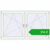 Pricing Tilt-and-Turn 1770x1040 mm REHAU ENERGY-SAVING SYNEGO MD RAL 9016 Traffic white two-sided. Price: 394,26 €