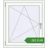 Pricing Tilt-and-Turn 800x920 mm KORSA OPTIMUM REHAU EURO 70. Price: 262.4 EUR