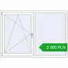 Pricing Tilt-and-Turn 1670x1170 mm REHAU ENERGY-SAVING SYNEGO MD RAL 9016 Traffic white two-sided. Price: 1 999.81 PLN