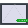 Pricing Tilt-and-Turn 1800x1400 mm REHAU ENERGY-SAVING SYNEGO MD ANTHRACITE_GREY_STRUKTURAL two-sided. Price: 3 225.88 PLN
