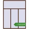 Pricing Tilt-and-Turn 2000x2500 mm KORSA OPTIMUM REHAU EURO 70. Price: 1 104.61 EUR