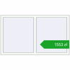 Ustalenie cen Okna skrzydłowe 1510x870 mm REHAU ARTEVO RAL 9016 Traffic white dwustronny. Cena: 1553,09 zł