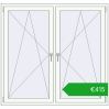 Pricing Tilt-and-Turn 1515x1445 mm REHAU ENERGY-SAVING SYNEGO MD RAL 9016 Traffic white two-sided. Price: 414,84 €