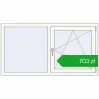 Ustalenie cen Okna skrzydłowe 1500x800 mm EPSILON OPTIMA ANTHRACITE_GREY_STRUKTURAL zewnętrzny. Cena: 702,94 zł