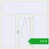 Ustalenie cen Okna skrzydłowe 1800x1800 mm REHAU OPTIMUM EURO-DESIGN 70 RAL 9016 Traffic white dwustronny. Cena: 418,64 €