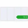 Ustalenie cen Okna skrzydłowe 3980x2080 mm REHAU OPTIMUM EURO-DESIGN 70 RAL 9016 Traffic white dwustronny. Cena: 731,06 €