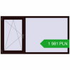 Pricing Tilt-and-Turn 2000x1100 mm REHAU OPTIMUM EURO-DESIGN 70 CHOCOLATE_BROWN two-sided. Price: 1 981.13 PLN