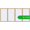 Ustalenie cen Okna skrzydłowe 5000x2300 mm ALU STANDARD 72 RAL 1001 Beige dwustronny. Cena: 4794,28 €