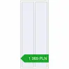 Pricing Tilt-and-Turn 1000x2400 mm REHAU BRILLANT DESIGN GOLDEN OAK external. Price: 1 968.5 PLN