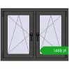 Ustalenie cen Okna skrzydłowe 1035x800 mm REHAU ENERGY-SAVING SYNEGO MD BASALT_GREY dwustronny. Cena: 1487,58 zł