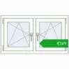 Pricing Tilt-and-Turn 990x560 mm EPSILON OPTIMA DARK_OAK external. Price: 148,94 €