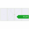 Ustalenie cen Okna skrzydłowe 5000x2300 mm ALU STANDARD 72 RAL 9016 Traffic white dwustronny. Cena: 3230,70 €