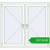 Pricing Tilt-and-Turn 1300x1202 mm REHAU OPTIMUM EURO-DESIGN 70 RAL 9016 Traffic white two-sided. Price: 336.61 EUR