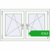 Ustalenie cen Okna skrzydłowe 1050x680 mm REHAU ENERGY-SAVING SYNEGO MD RAL 9016 Traffic white dwustronny. Cena: 262,81 €