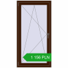 Pricing Tilt-and-Turn 800x1550 mm CLASICTHERM 70 MAHAGON_SAPELI two-sided. Price: 1156,36 zł