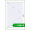 Pricing Tilt-and-Turn 1000x1500 mm REHAU OPTIMUM EURO-DESIGN 70 RAL 9016 Traffic white two-sided. Price: 164.65 EUR