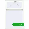 Pricing Tilt-and-Turn 1000x1500 mm EPSILON OPTIMA RAL 9016 Traffic white two-sided. Price: 166,92 €