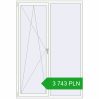 Pricing Tilt-and-Turn 1500x2200 mm REHAU ENERGY-SAVING SYNEGO MD BLACK_BROWN external. Price: 3 743.3 PLN