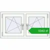 Pricing Tilt-and-Turn 990x530 mm REHAU OPTIMUM EURO-DESIGN 70 BLACK_BROWN external. Price: 1040,12 zł