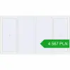 Pricing Tilt-and-Turn 4000x2200 mm REHAU ENERGY-SAVING SYNEGO MD RAL 9016 Traffic white two-sided. Price: 4 566.65 PLN