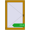 Ustalenie cen Okna skrzydłowe 1000x1500 mm ALU STANDARD 72 RAL 1005 Honey yellow dwustronny. Cena: 778,81 €