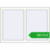 Pricing Tilt-and-Turn 1050x750 mm REHAU OPTIMUM EURO-DESIGN 70 RAL 9016 Traffic white two-sided. Price: 364,83 zł