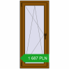 Pricing Tilt-and-Turn 600x1400 mm REHAU ENERGY-SAVING SYNEGO MD GOLDEN OAK two-sided. Price: 1 686.85 PLN