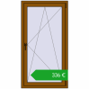 Ustalenie cen Okna skrzydłowe 800x1500 mm REHAU OPTIMUM EURO-DESIGN 70 GOLDEN OAK dwustronny. Cena: 336,42 €