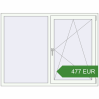 Pricing Tilt-and-Turn 1600x1200 mm KORSA BRILLANT DESIGN RAL 9016 Traffic white two-sided. Price: 477.03 EUR