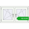 Ustalenie cen Okna skrzydłowe 990x575 mm REHAU OPTIMUM EURO-DESIGN 70 RAL 9016 Traffic white dwustronny. Cena: 161.97 EUR