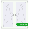 Pricing Tilt-and-Turn 1500x1600 mm REHAU BRILLANT DESIGN RAL 9016 Traffic white two-sided. Price: 582.28 EUR